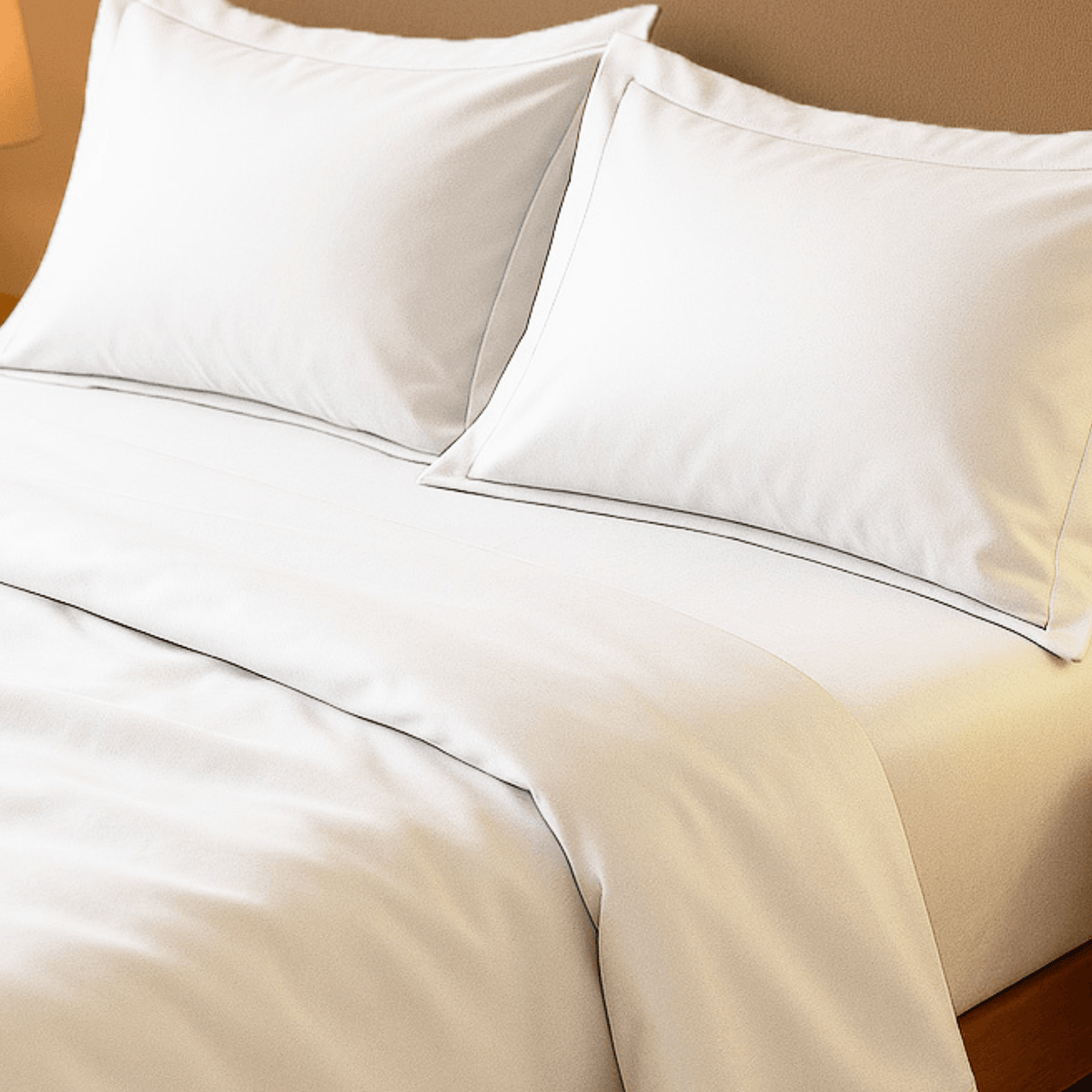 JOGO DE CAMA  QUEEN 1000  FIOS DELUXE HOTEL - BRANCO