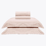 JOGO DE CAMA  CASAL 400 FIOS  ELEGANCE - ROSA 12-2102