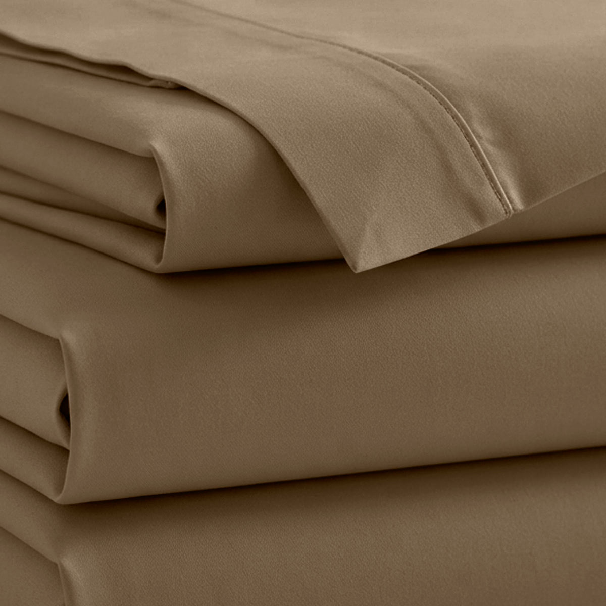 JOGO DE CAMA KING 400 FIOS  ELEGANCE - TAUPE 14-1305