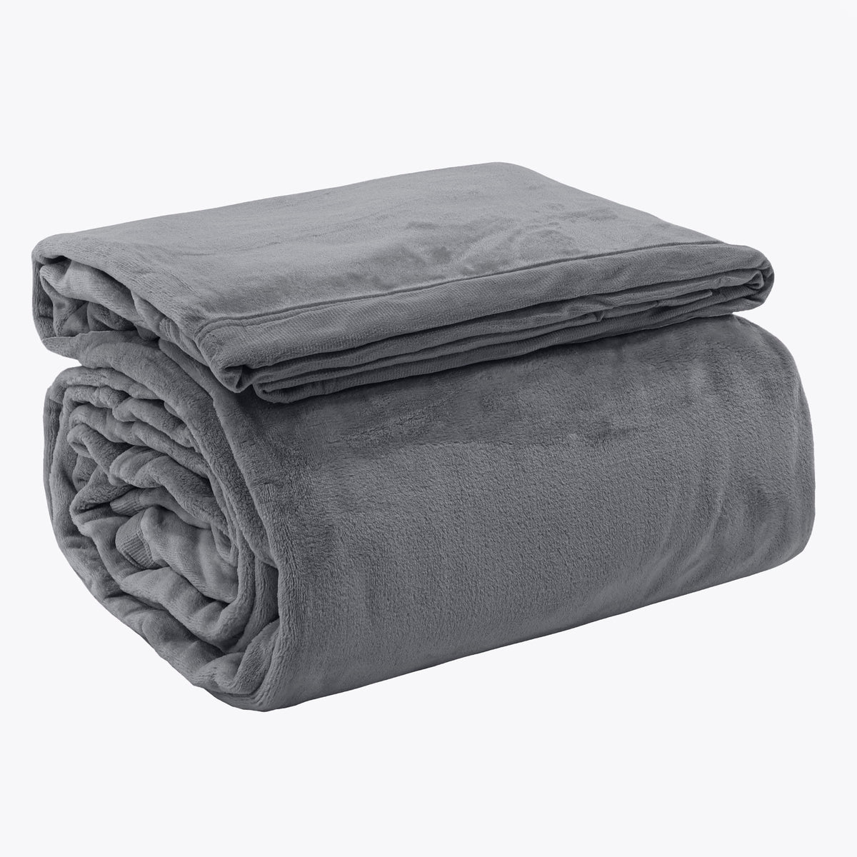 MANTA CASAL FLANNEL SAFIRA SUPREME - CINZA ESC 18-4005