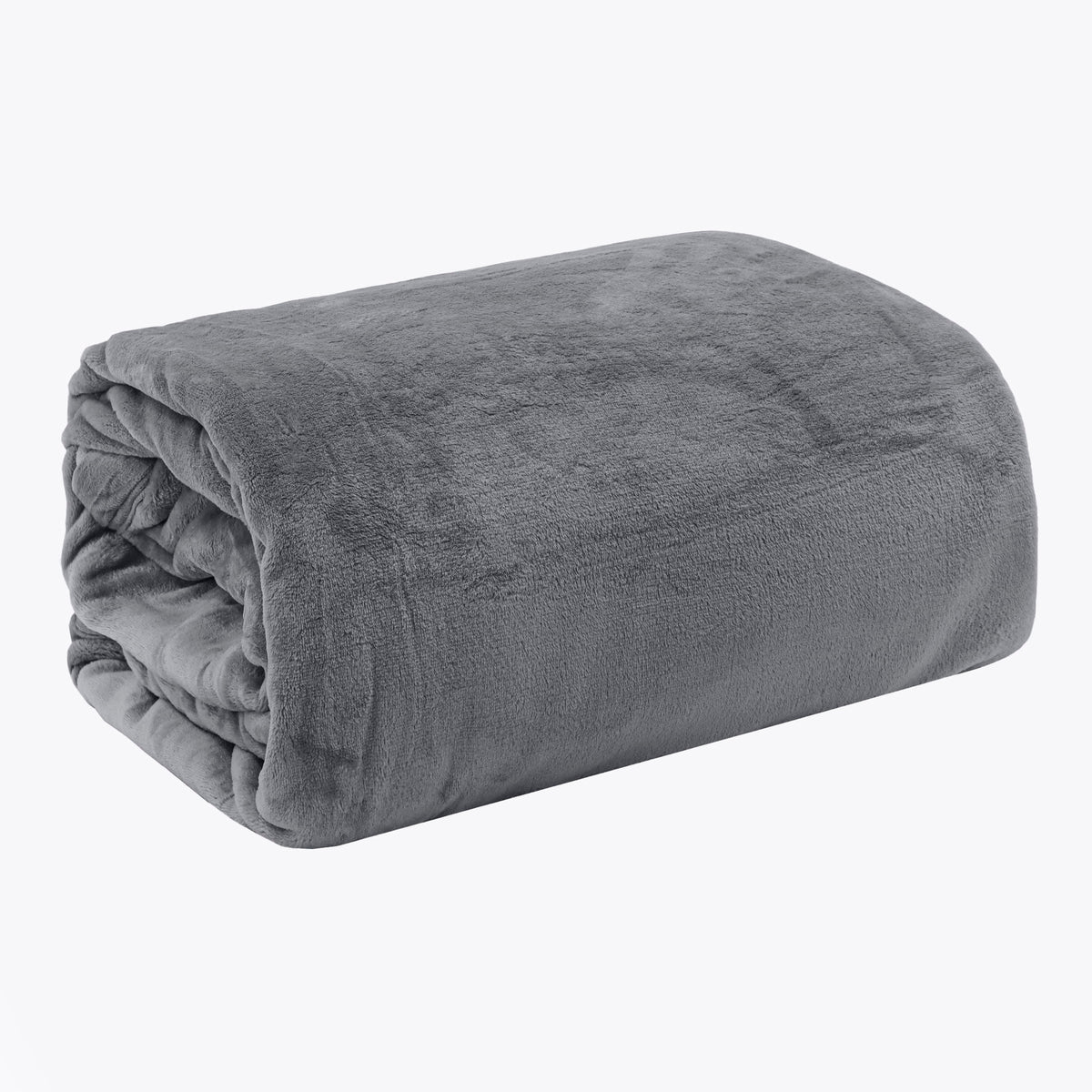 MANTA CASAL FLANNEL SAFIRA SUPREME - CINZA ESC 18-4005