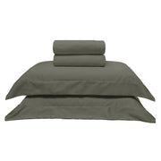 JOGO DE CAMA  QUEEN 400 FIOS  ELEGANCE - CINZA 17-1501
