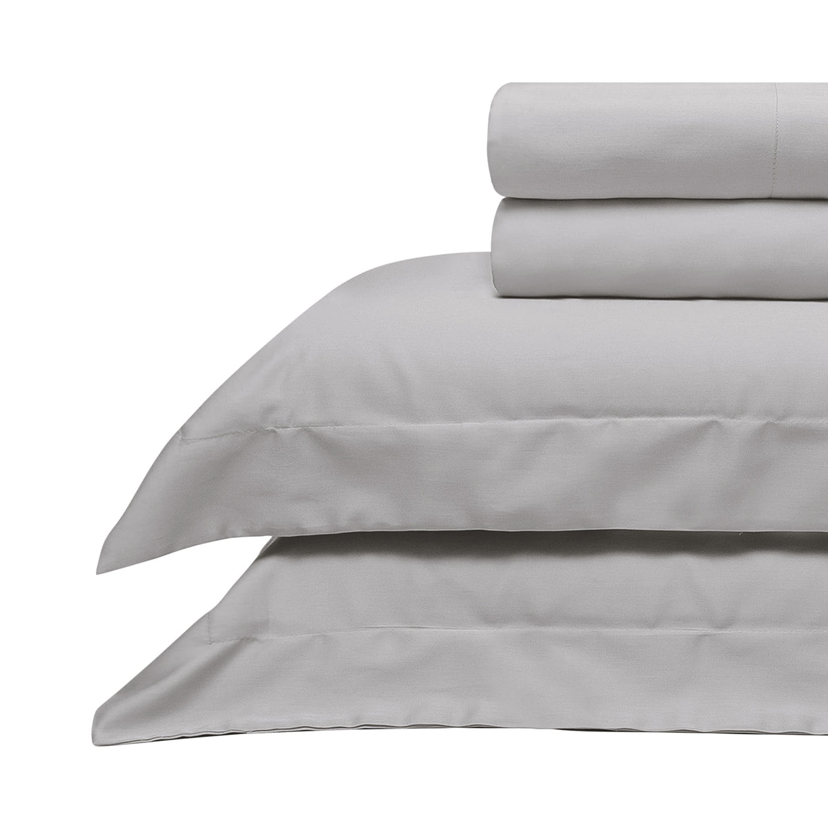 JOGO DE CAMA KING 400 FIOS  ELEGANCE - CINZA