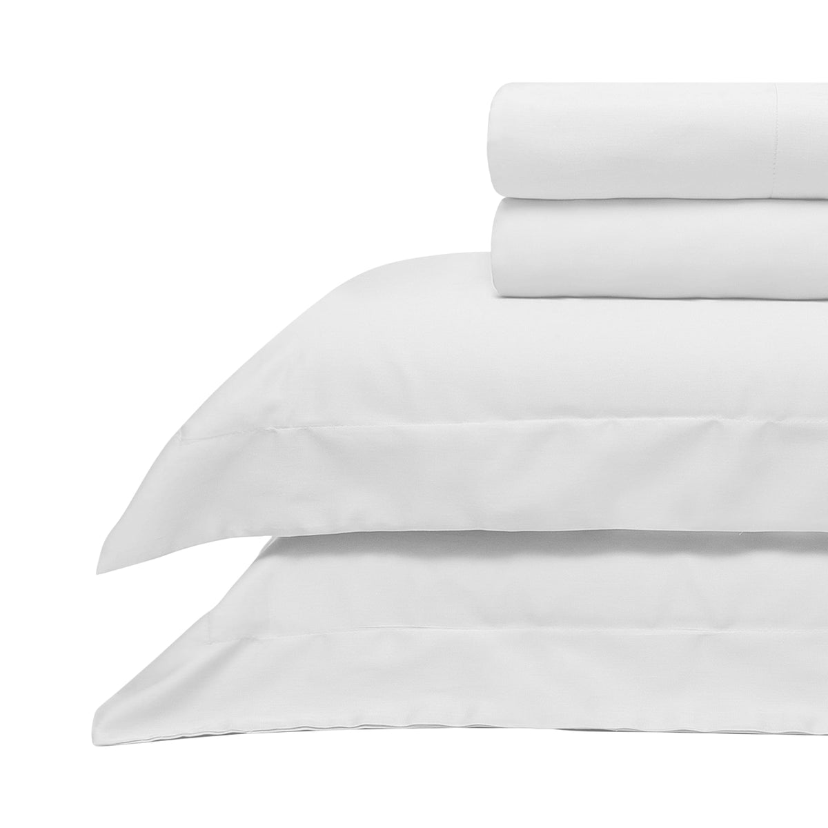 JOGO DE CAMA  CASAL 400 FIOS  ELEGANCE - BRANCO