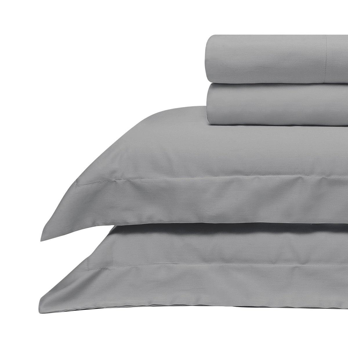 JOGO DE CAMA KING 400 FIOS  ELEGANCE - CINZA 14-4102