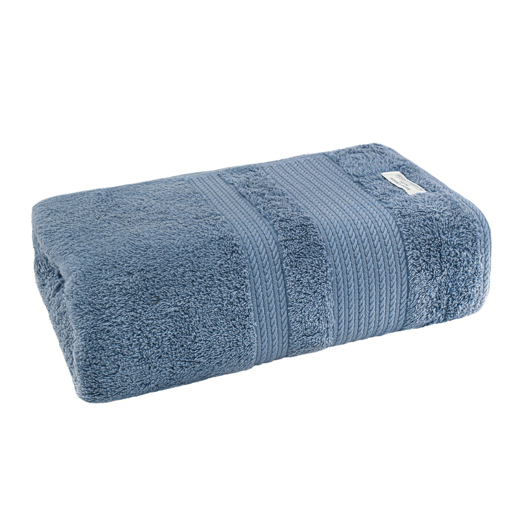 TOALHA BANHÃO FIO EGIPCIO 600 GRAMAS SUPREME - AZUL.1.25