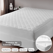PROTETOR DE COLCHÃO CASAL ULTRASSONIC + SAÚDE - SORTIDO