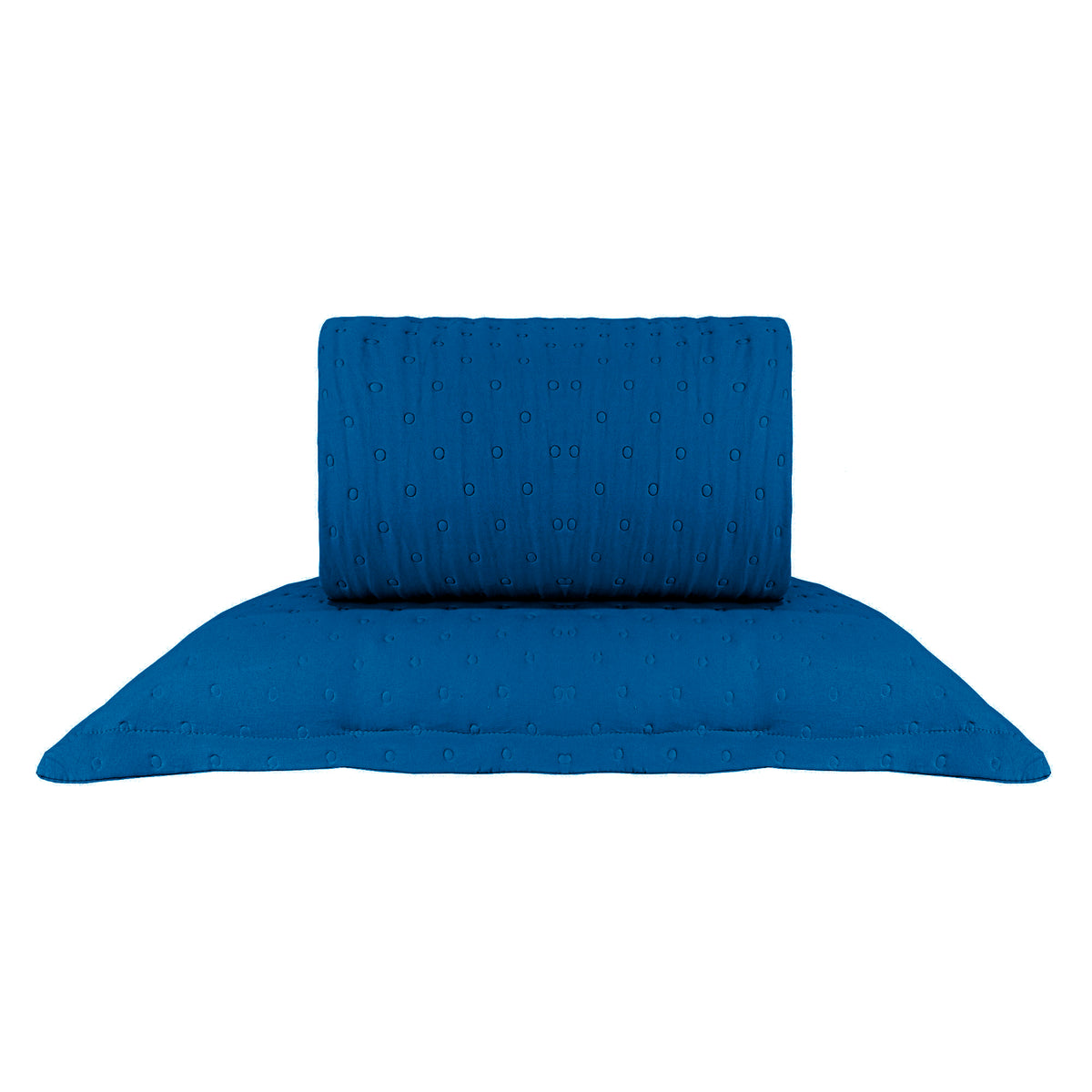 KIT CAMA SOLTEIRO  DELICATO - Azul 19-4026