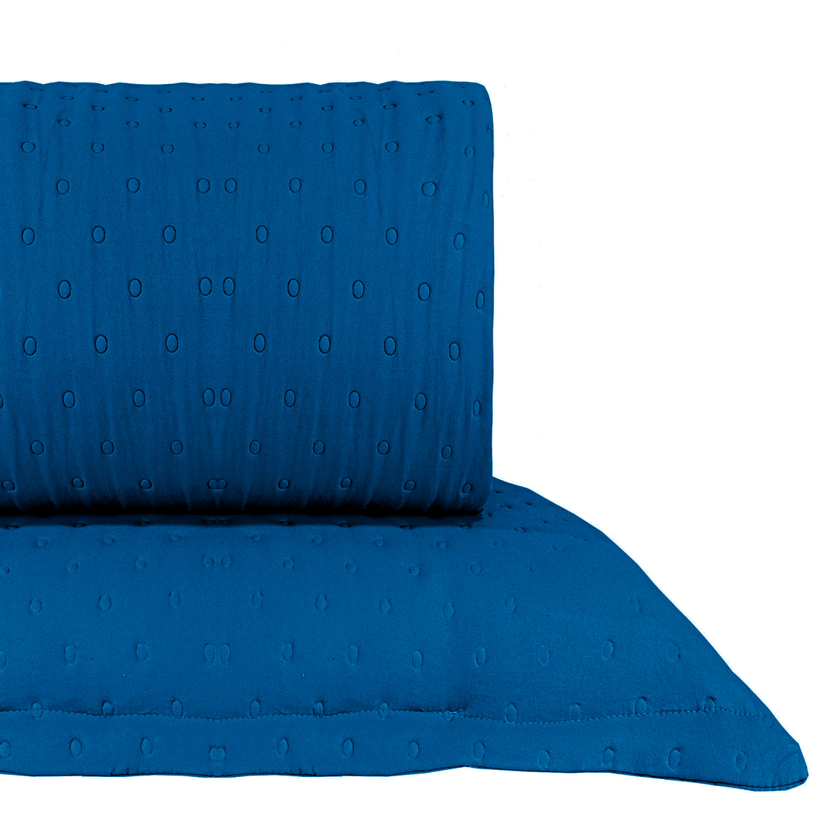 KIT CAMA SOLTEIRO  DELICATO - Azul 19-4026