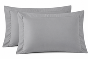 PAR DE FRONHAS  ELEGANCE   400 FIOS - CINZA 14-4102