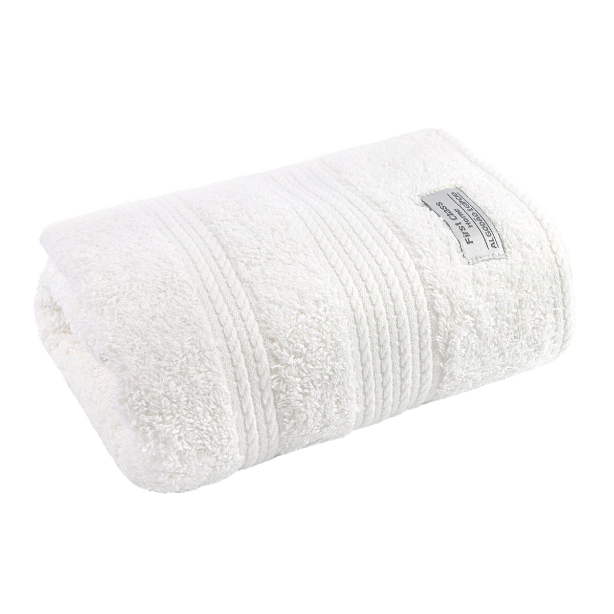 TOALHA  DE ROSTO FIO EGÍPCIO SUPREME 100% ALGODÃO - BRANCO.1.24