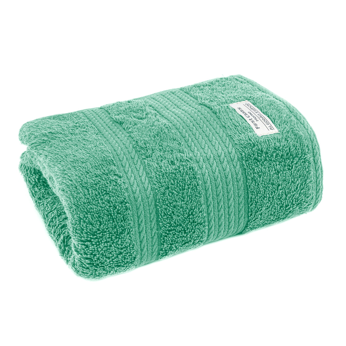 TOALHA  DE ROSTO FIO EGÍPCIO SUPREME 100% ALGODÃO - VERDE ESCURO.1.25