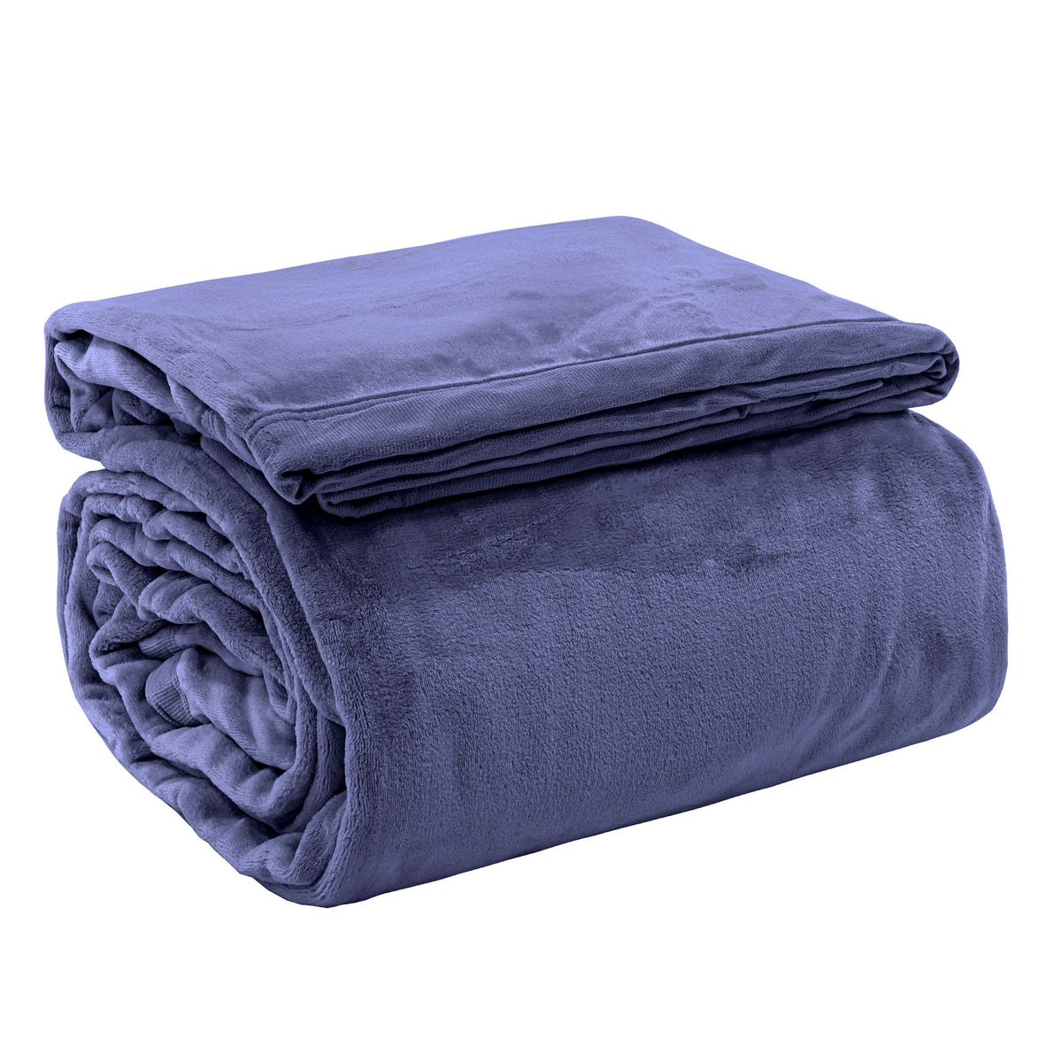 MANTA CASAL FLANNEL SAFIRA SUPREME - AZUL ESC 18-3916