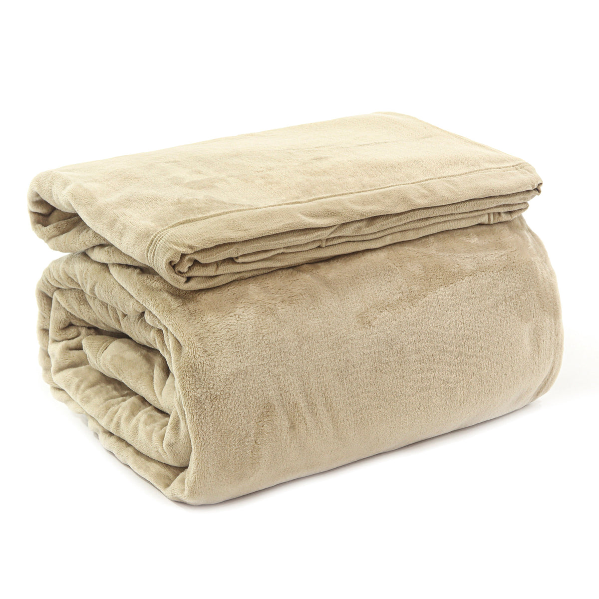 MANTA CASAL FLANNEL SAFIRA SUPREME - BEGE 14-0708