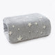 MANTA SOLTEIRO EFEITO BORDADO GLOW - estrelas