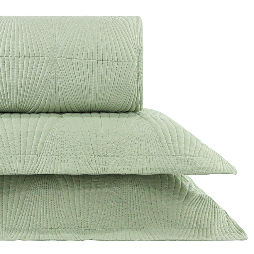 KIT CAMA KING 3P MATELADO DUBAI CLASSIC - VERDE 16-0110