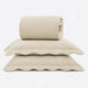 KIT CAMA  KING  MATELASSÊ - BEGE 12-0000