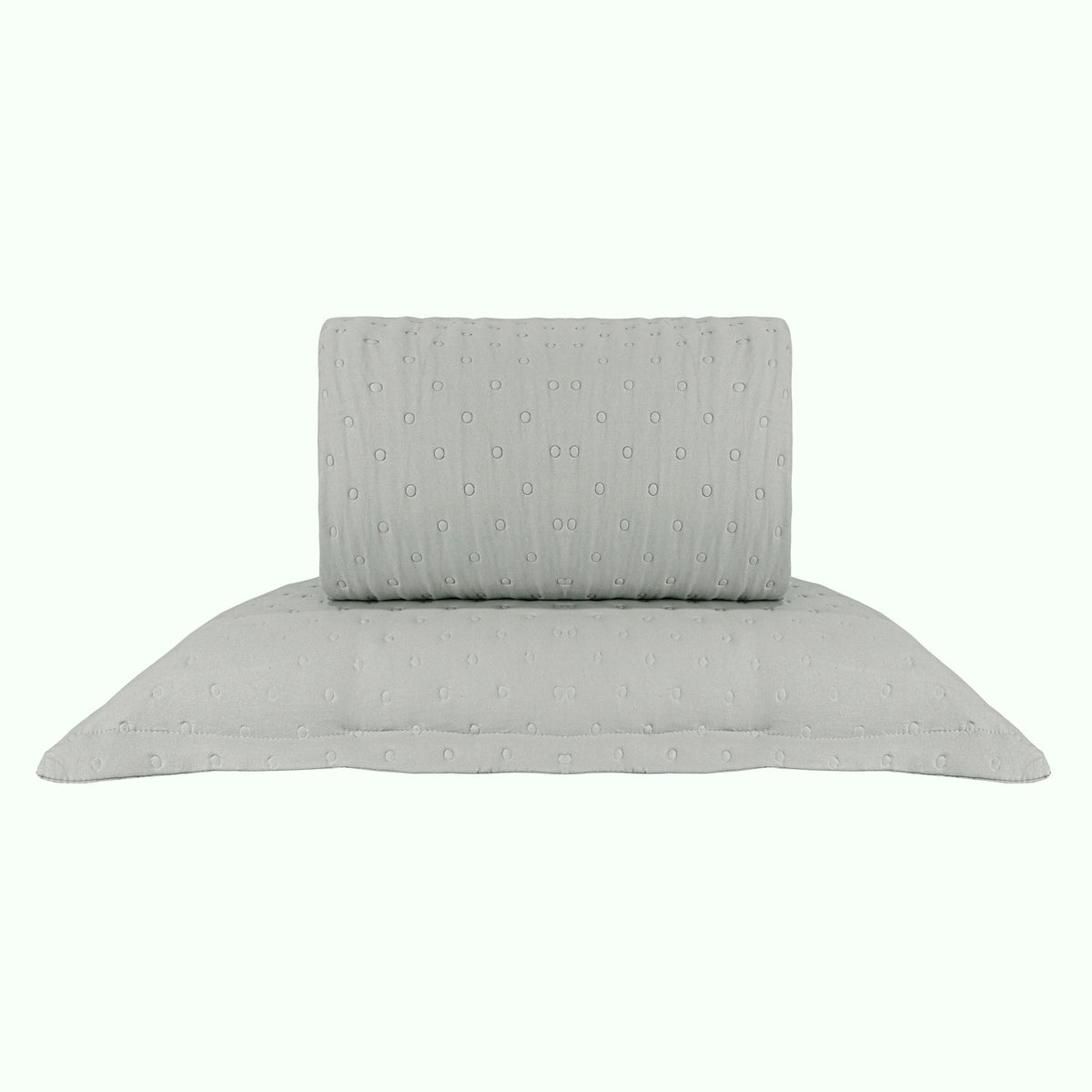 KIT CAMA SOLTEIRO  DELICATO - CINZA 14-4201