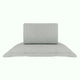 KIT CAMA SOLTEIRO  DELICATO - CINZA 14-4201