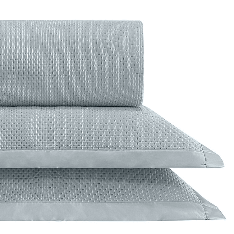 KIT CAMA KING ACETINADO ÔNIX - CINZA 14-4105