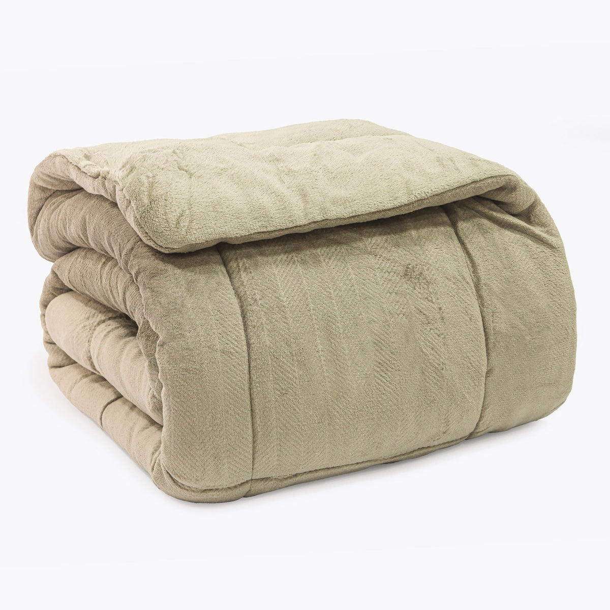 EDREDOM CASAL PLUSH AIRBLOON CLASSIC - BEGE 16-0906/14-4501