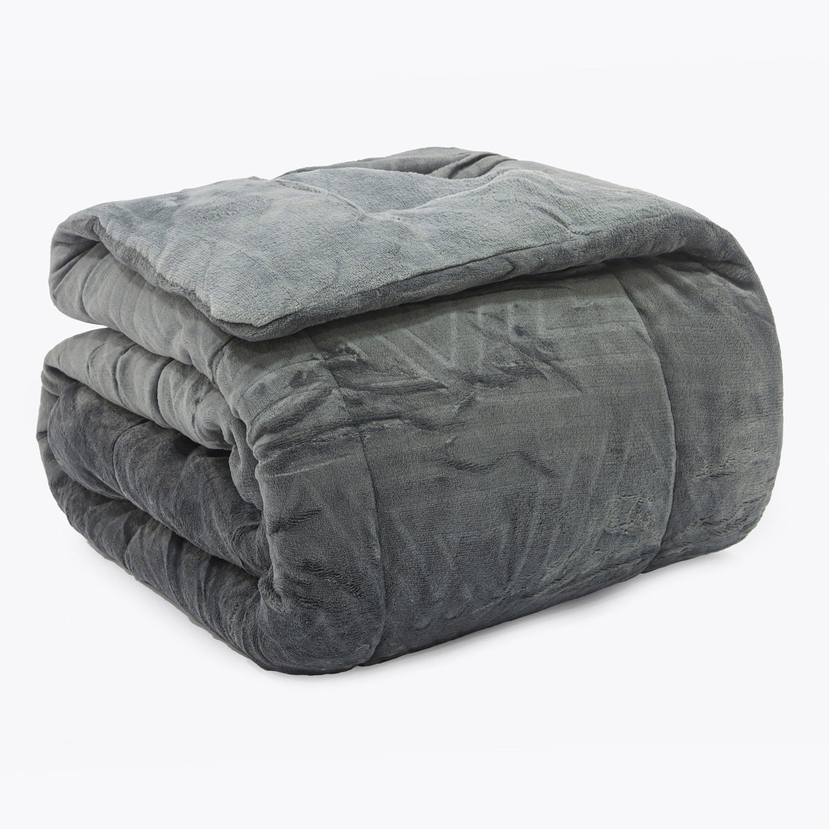 EDREDOM KING PLUSH AIRBLOON CLASSIC - CINZA 18-0000/17-5102