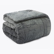 EDREDOM CASAL PLUSH AIRBLOON CLASSIC - CINZA 18-0000/17-5102