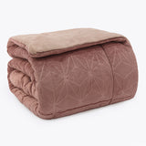 EDREDOM SOLTEIRO PLUSH AIRBLOON CLASSIC - ROSA 17-1514/15-1512