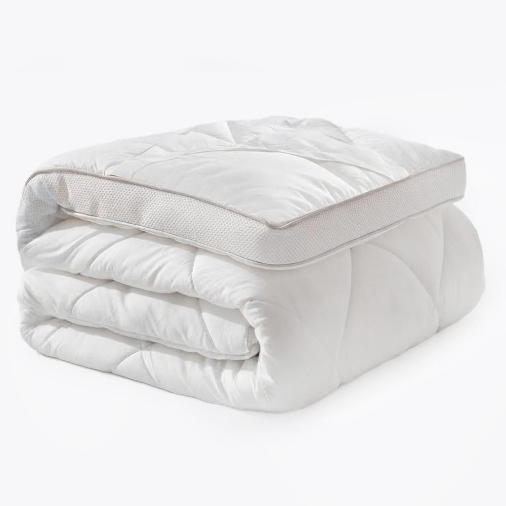 PILLOW TOP 1000 GRAMAS KING TOQUE DE PLUMAS DELUXE HOTEL - BRANCO