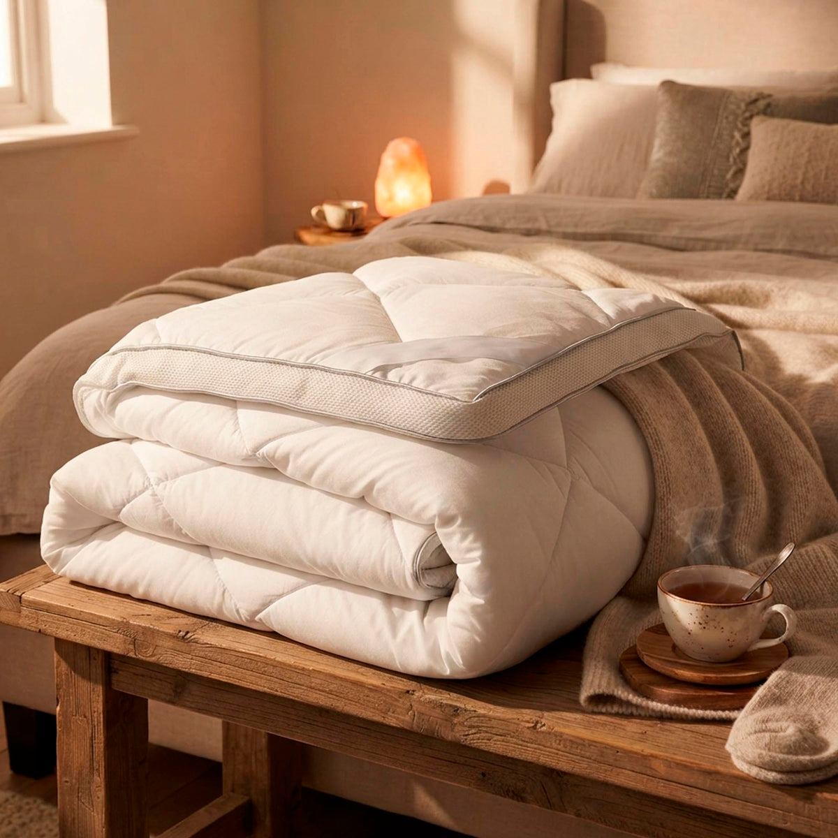 PILLOW TOP 1000 GRAMAS KING TOQUE DE PLUMAS DELUXE HOTEL - BRANCO
