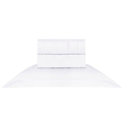 JOGO DE CAMA  SOLTEIRO 400 FIOS  ELEGANCE - BRANCO