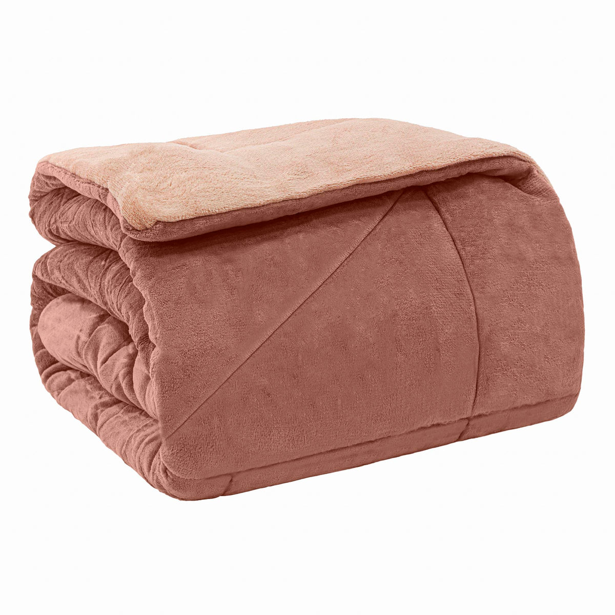 EDREDOM KING PLUSH  BICOLOR - ROSA 171518 /151512