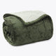MANTA SHERPA  CASAL DELUXE - VERDE 18-0312