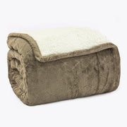 MANTA SHERPA  CASAL DELUXE - BEGE 17-1316