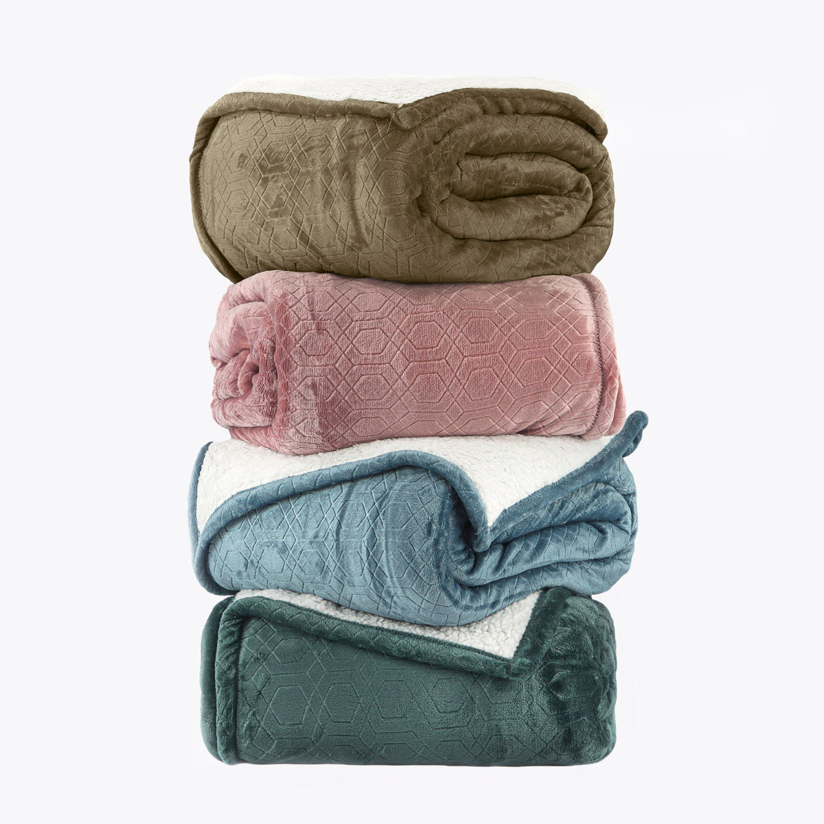 MANTA SHERPA  CASAL DELUXE - BEGE 17-1316