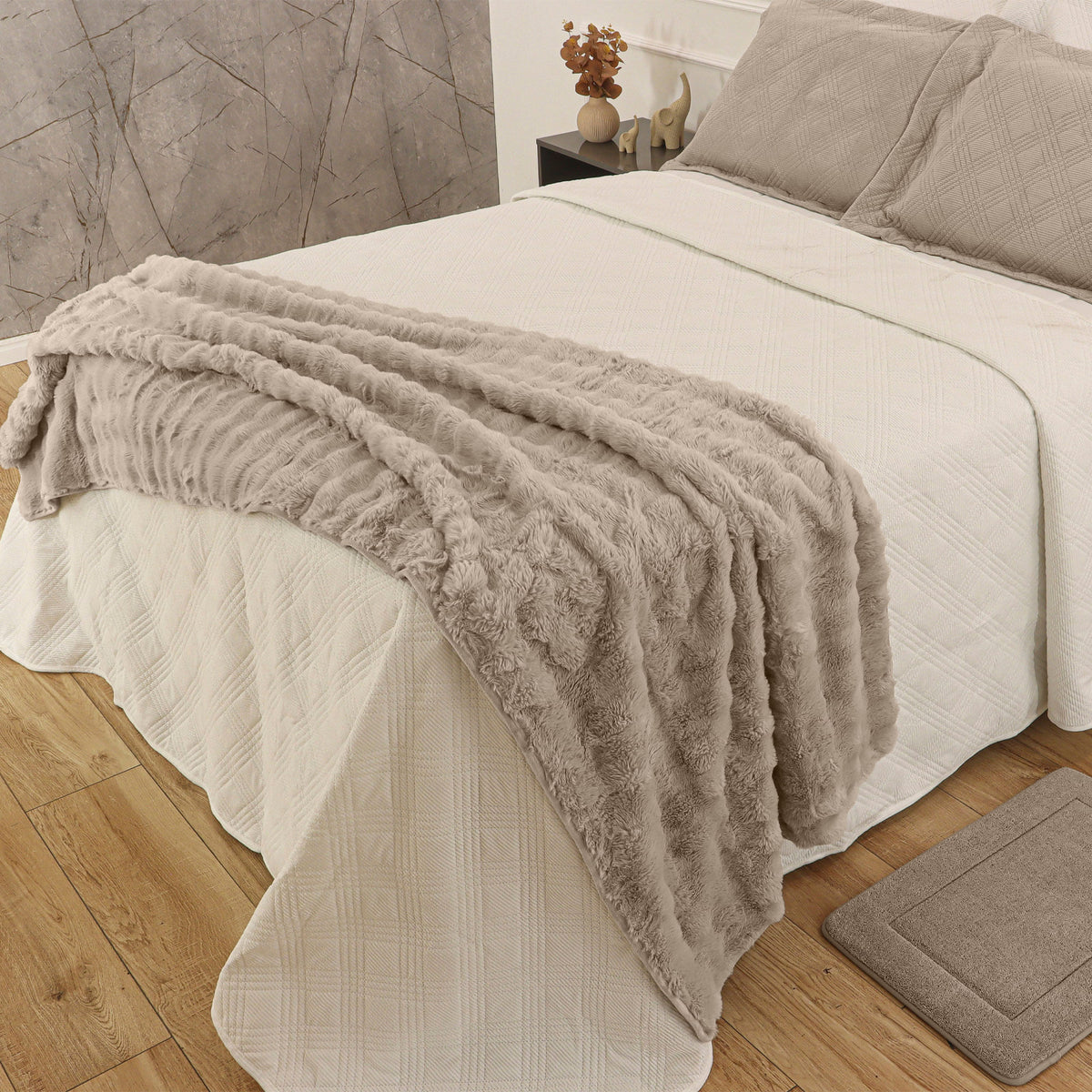 Manta Peseira Bubble - TAUPE 15-4503