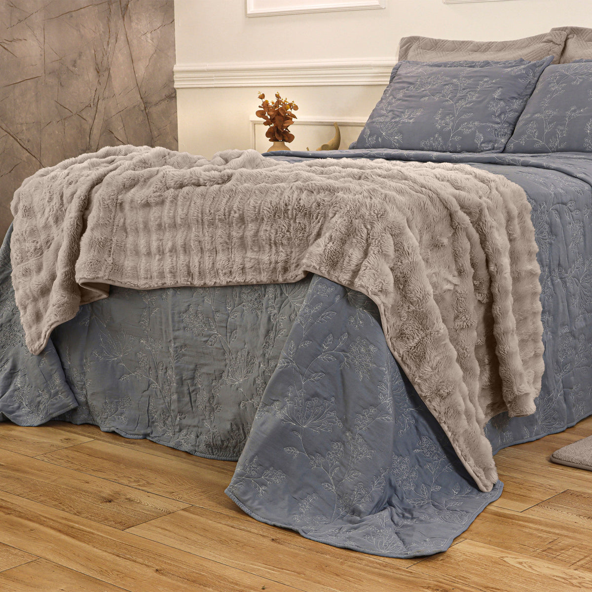 Manta Peseira Bubble - TAUPE 15-4503