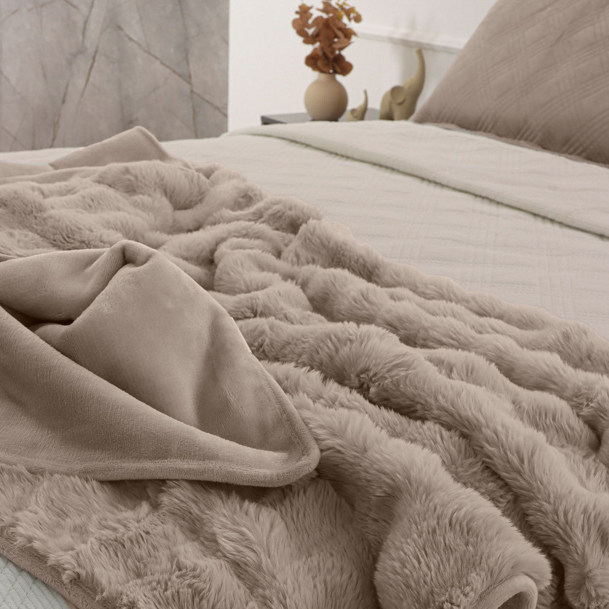 Manta Peseira Bubble - TAUPE 15-4503
