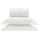 Kit Cama Casal Bordado Inglês - BRANCO