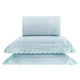 Kit Cama Casal Bordado Inglês - AZUL