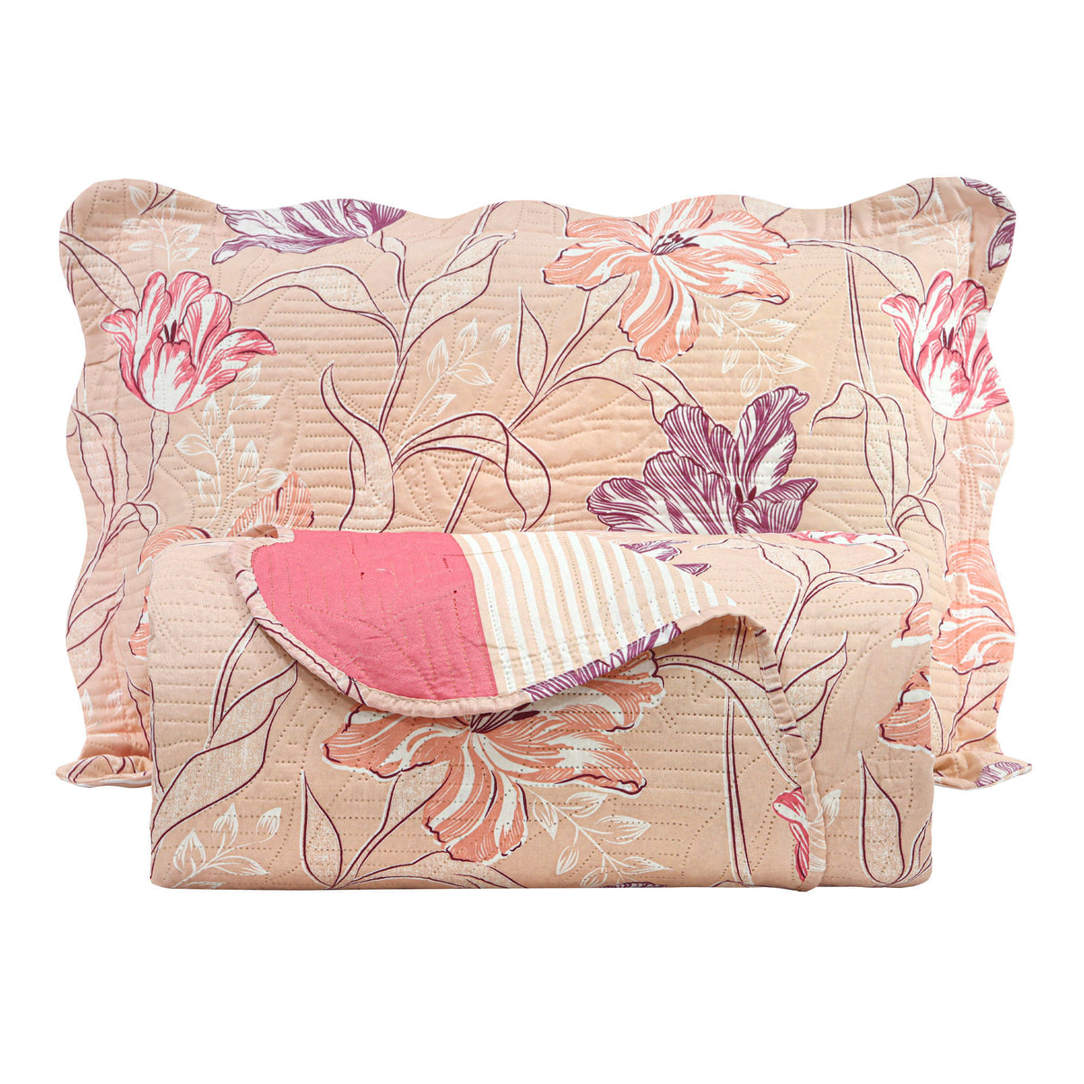 KIT CAMA SOLTEIRO ULTRA LISSE BELLE - ROSA EST