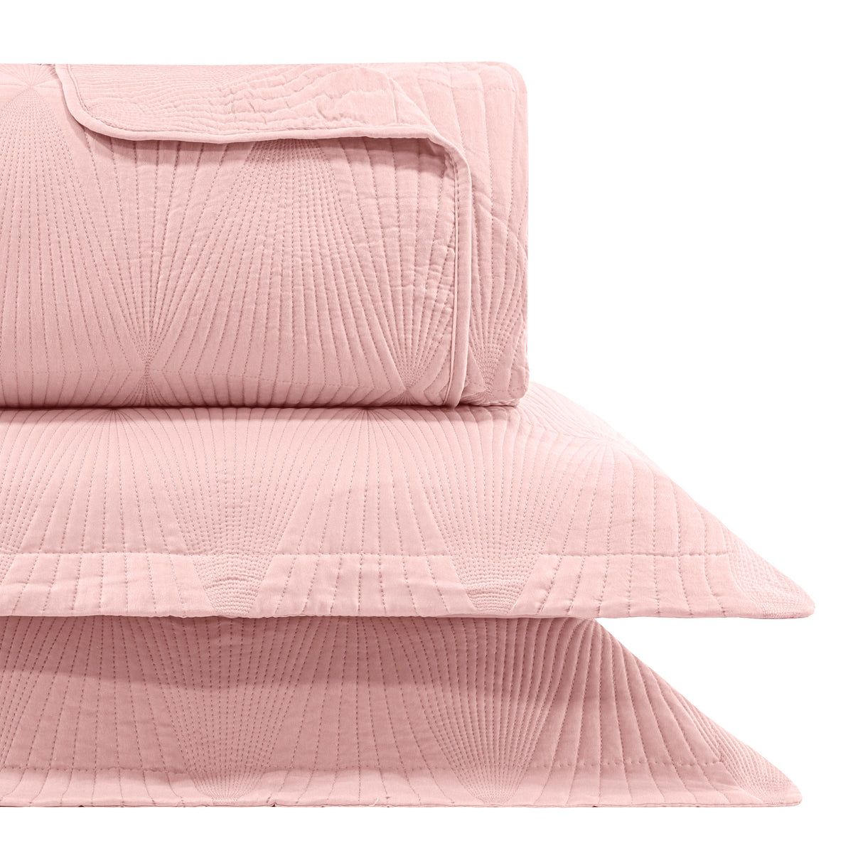 KIT CAMA KING 3P MATELADO DUBAI CLASSIC - ROSA 14-1803