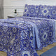 KIT CAMA CASAL ULTRA LISSE BELLE - AZUL EST