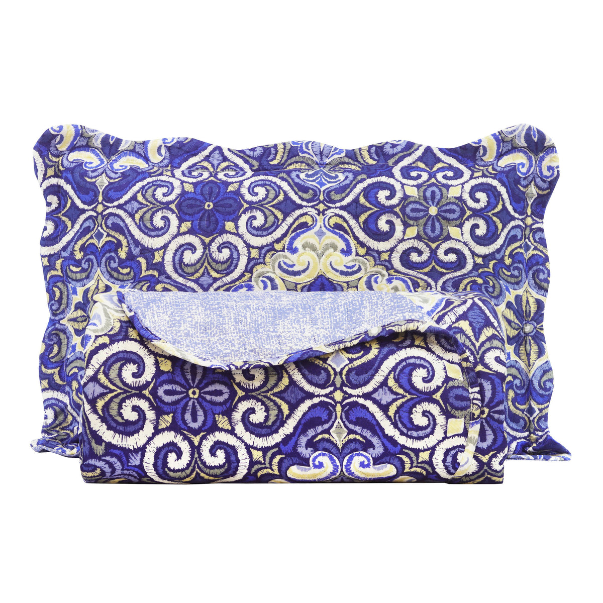 KIT CAMA SOLTEIRO ULTRA LISSE BELLE - AZUL EST