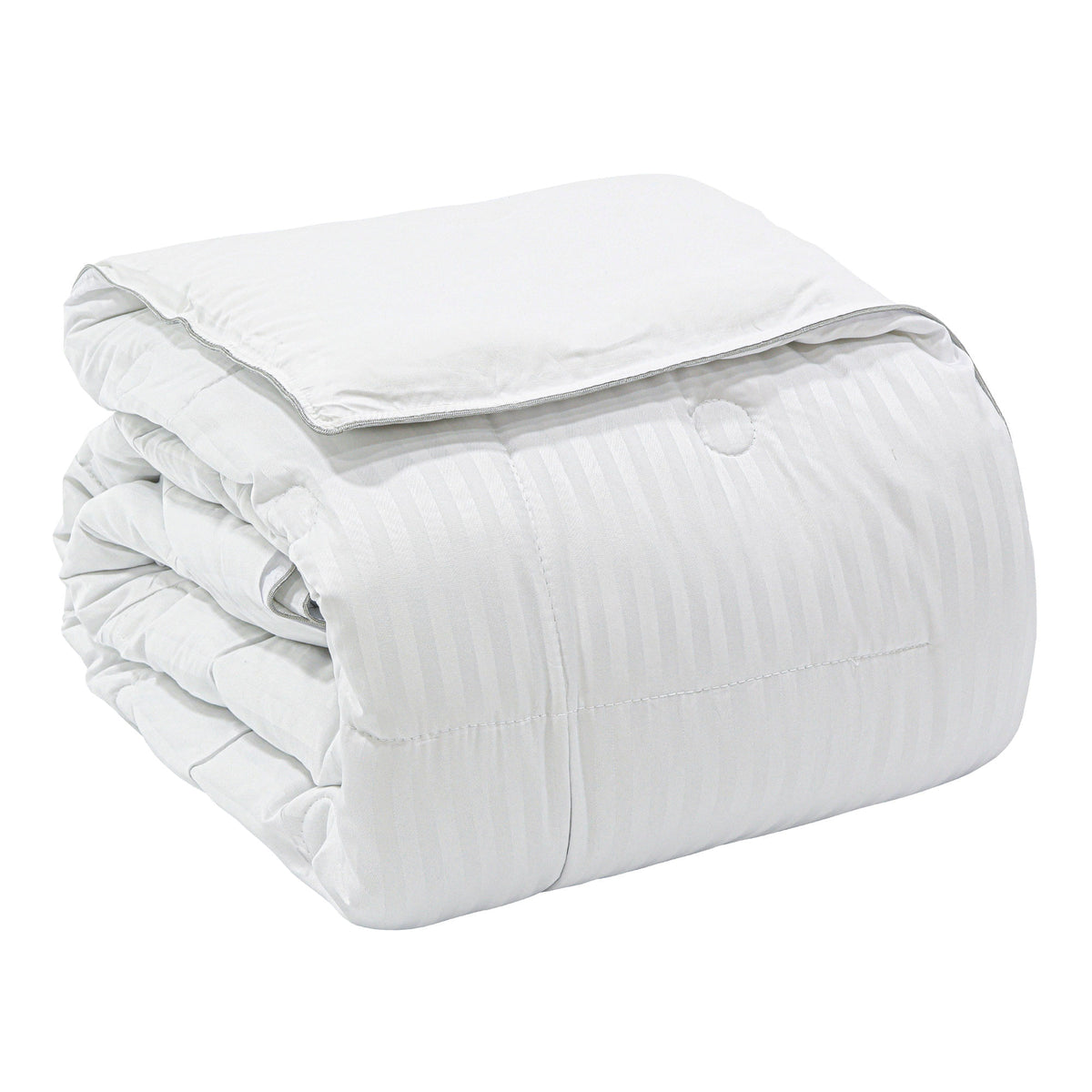 EDREDOM CASAL HOTEL JACQUARD - BRANCO