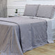 KIT CAMA CASAL ULTRA LISSE BELLE - CINZA LISO 16-3801/14-4002