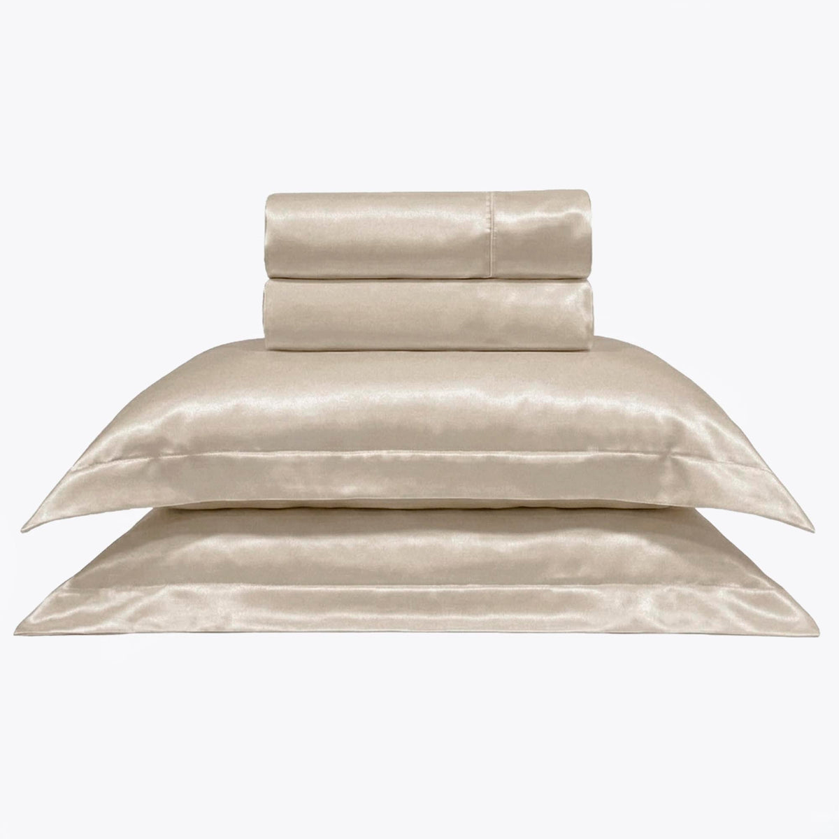 JOGO DE CAMA QUEEN CETIM SUPREME - BEGE 13-0400