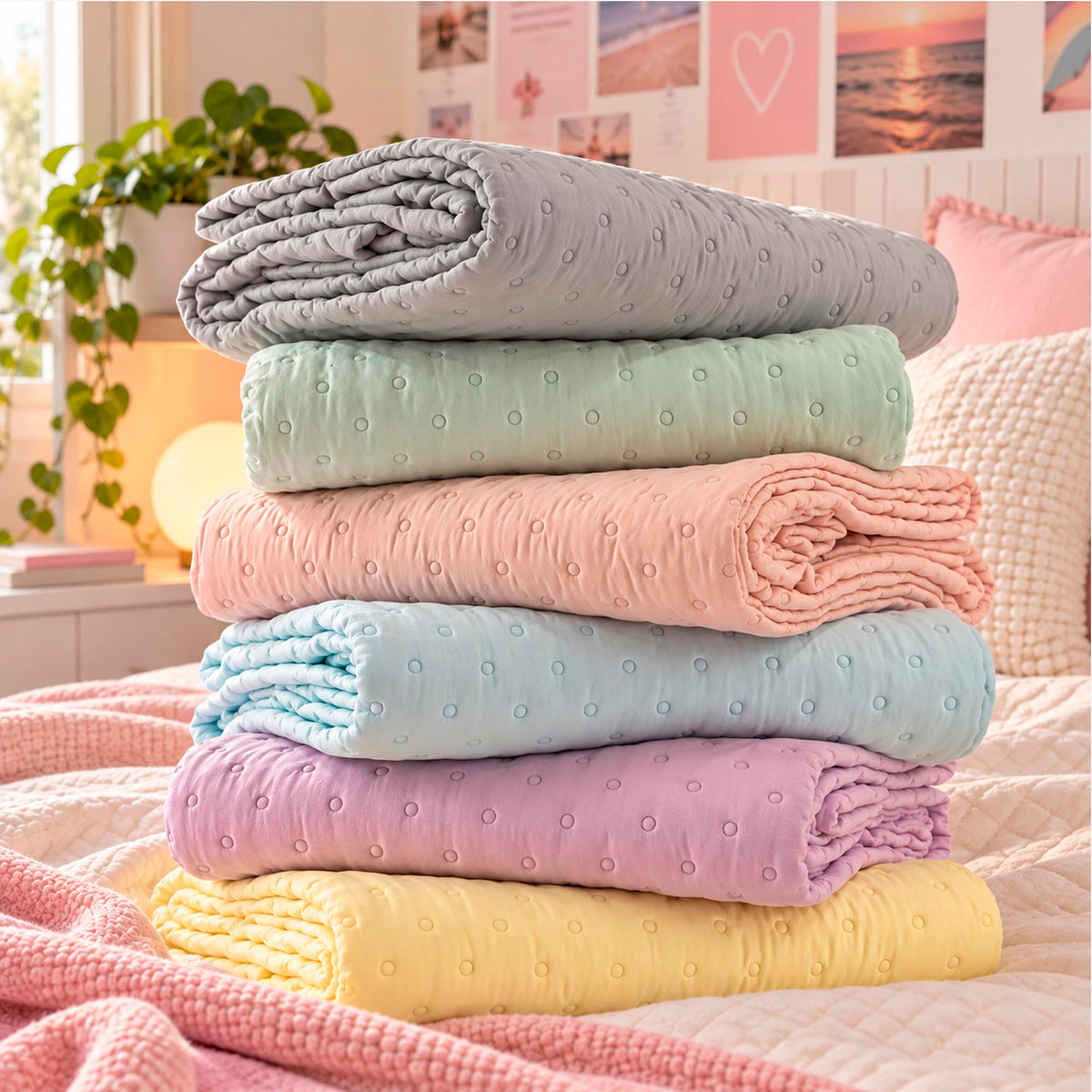 KIT CAMA SOLTEIRO  DELICATO - ROSA 122902