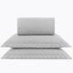 KIT CAMA CASAL DELICATO - CINZA 14-4107