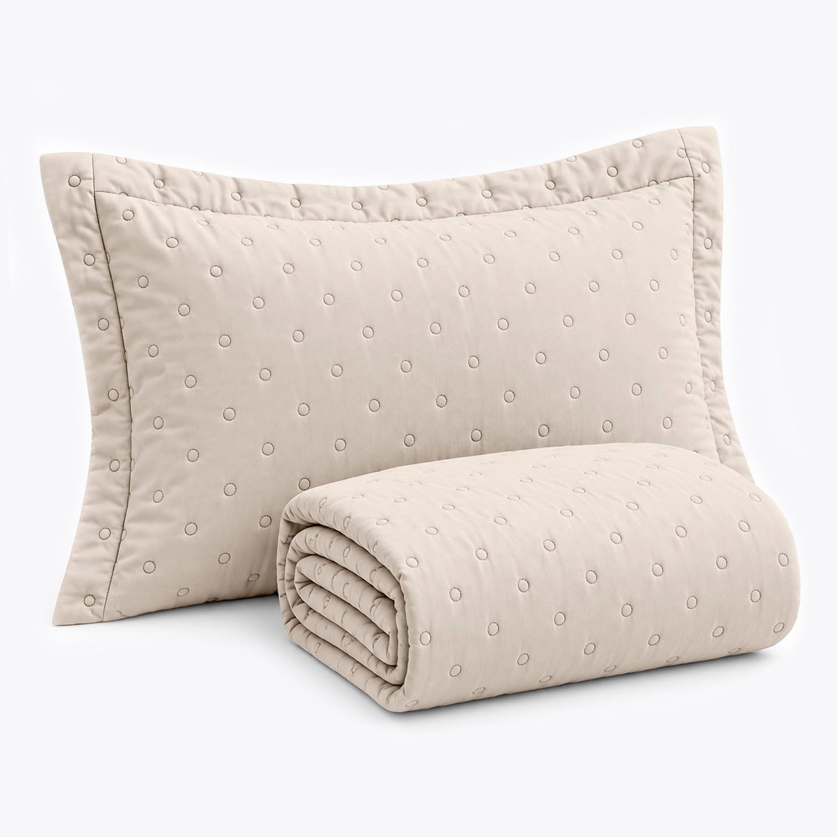 KIT CAMA SOLTEIRO  DELICATO - BEGE 13-0905